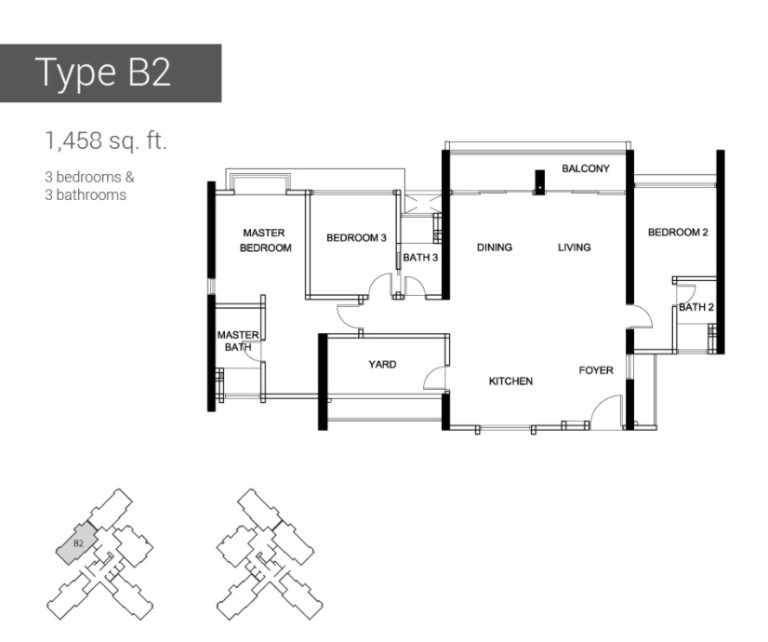 layout-B2-1458sf-3bed3bath-768x642